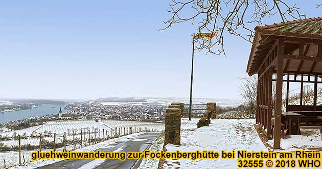 Glhweinwanderungen und Fackelwanderungen im Winter in Nierstein / Rheinhessen, Rdesheim am Rhein und Hochheim am Main / Rheingau und Oberwesel am Rhein / Mittelrhein